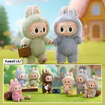 POP MART Labubu The Monsters Etciting Macaron Plush Series Figure Toy Art Gifts • $121.40