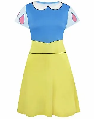 £21.99 • Buy Disney Princess Costume For Women Snow White Cosplay Ladies Fancy Dress