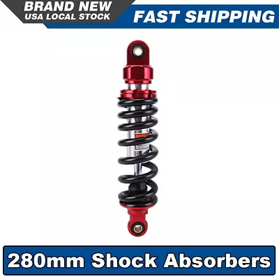 11'' 280mm Motorcycle Rear Air Shock Absorber Suspension For Honda Yamaha • $46.01