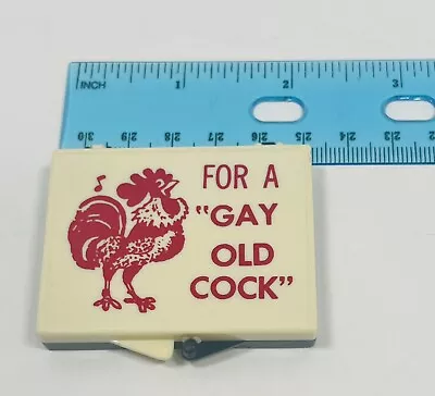 🔥 Vintage Novelty Gay Interest Gag Joke Gift 1960’s • $9