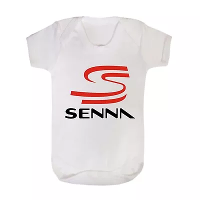 Ayrton Senna Babygrow F1 Formula One Racing Driver • £11.99