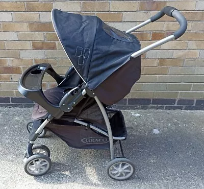 £10 • Buy Graco Mirage Pushchair Stroller - Black
