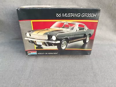 Monogram 1966 FORD MUSTANG GT-350H CAR Model Kit 1:24 Made 1986 #2736 Made HERTZ • $19.95