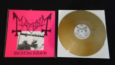 Mayhem- Deathcrush  *gold Marble 12  Lp Frank 001 !! • $249.99