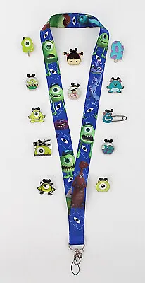 Monsters Inc. Themed Starter Lanyard Set W/ 5 Disney Park Trading Pins - #MI • $13.99