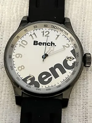 Bench Mens Stylish Watch With Silicone In Strap Great Condition New Battery Fitt • £18.31