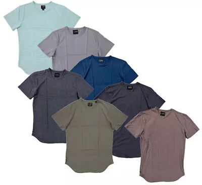 Cuts Clothing Men's Elongated Crew Neck Signature Slim Fit PYCA Pro Tee T-Shirt • $29.99