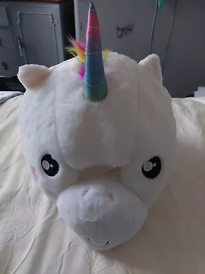 Giant Unicorn Head Plush Fancy Dress • £14.99