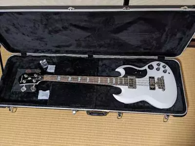 Epiphone Sg Base Eb-3 Limited Edition White With Case • $666.35