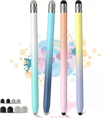 Stylus Pens For Touch Screens (4Pcs) 2 In 1 Universal Mixed Four Colors  • $10.38