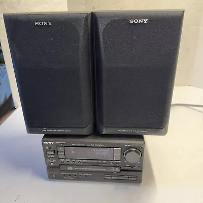 90s Sony MHC-300 Mini Hi-Fi  System & HCD-H300 CD Player.CD Doesn’t  Work • $40