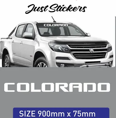 HOLDEN COLORADO WINDSCREEN DECAL Car Sticker  Bumper Sticker 4X4  Sticker  B • $20