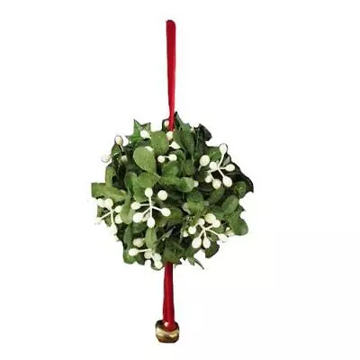 Kurt Adler Mistletoe Ball Christmas Tree Ornament J9846 • $13.49