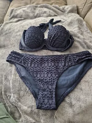 BNWT Womens/Teens/Girls Fatface Crochet Bikini Size 10 • £8