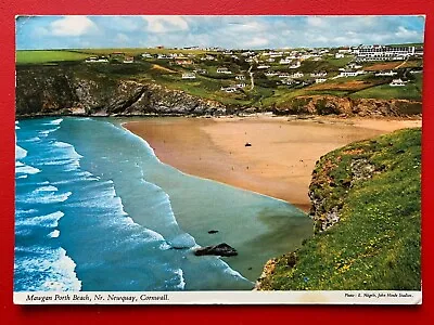 Mawgan Porth Beach Newquay Postcard • £2.25