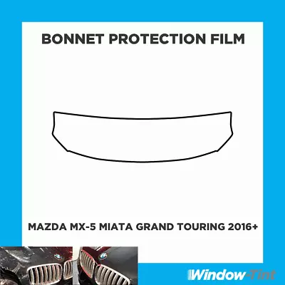 For Mazda Mx-5 Miata GRAND TOURING 16+ CLEAR Bonnet PPF Scratch Protection Film • $97.56
