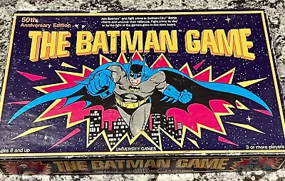 Vintage 1989 The Batman Game 50th Anniversary Edition UG1230 University Games • $18.95