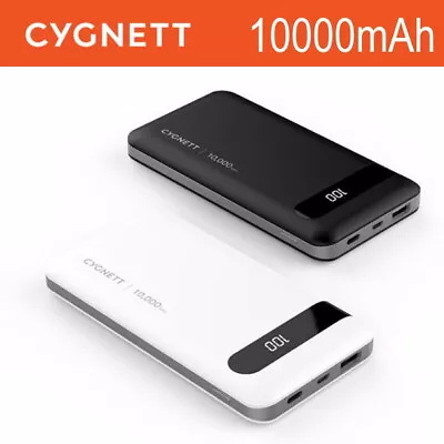 $38.95 • Buy Cygnett ChargeUp Juice 10000mAh Power Bank Pocket Battery Pack USB A + USB C