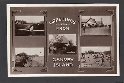 Postcard Canvey Island Nr Southend On Sea Essex Multiview Early RP • £6.99