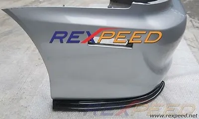 REXPEED USDM Carbon Fiber Rear Side Bumper Extension For Mitsubishi EVO 8/9 • $188