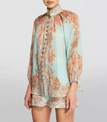 Zimmermann Devi Blouse Size 4 • $162.50