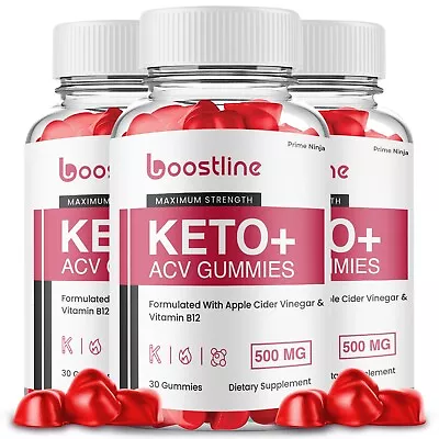 Boostline Keto ACV Gummies Boost Line ACV Max Strength Gummies (3 Pack) • $59.85