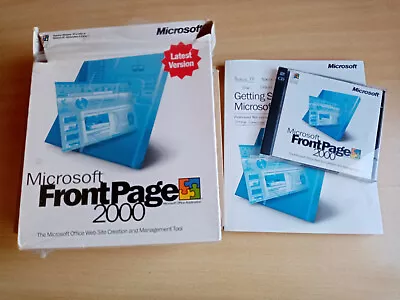 Microsoft  FrontPage 2000 With  Product Key • $40