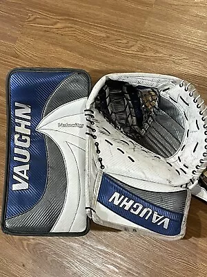 Vaughn Velocity/Vision Goalie Gloves T5500 7000 Old NHL Specs Large Gloves • $218.48