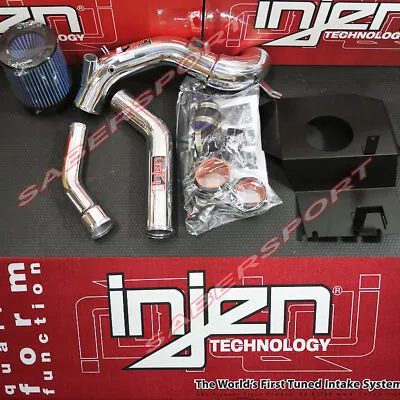 Injen Polish Air Intake Kit W/ Upper Intercooler Pipe For 2008-2015 Evolution X • $684.95