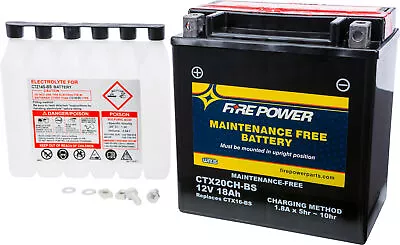 WPS 1999-2005 Kawasaki VN1500J/R Vulcan 1500 Drifter BATTERY MAINT FREE CTX20CH- • $91.61