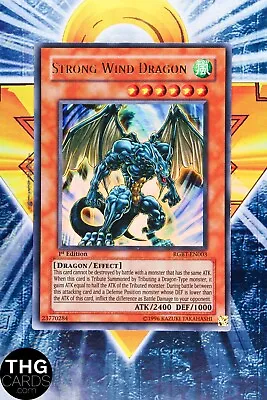 Strong Wind Dragon RGBT-EN003 1st Ed Ultra Rare Yugioh Card 2 • £11.99