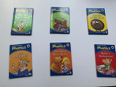 Ladybird Phonics Reading Book Bundle  X 6 Talk About Read With Me Story’s (7-12) • £10