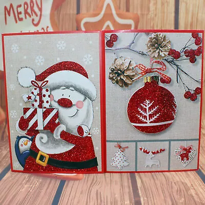 Christmas Greeting Card 12 Styles Decorative Musical Greeting Card Xmas Party • $7.44