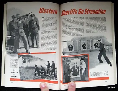 Sheriff 1940 Los Angeles Modern Training Pictorial Police Force Modernization • £32.81