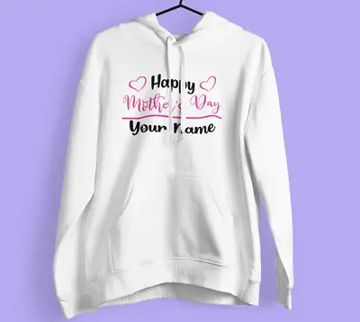 Personalised Mother's Day Hoodie Your Name Family Ladies Love Celebration Gifts • $17.67