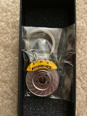 New Genuine Mercedes-Benz AMG Brake Caliper Keyring Yellow • $39.90