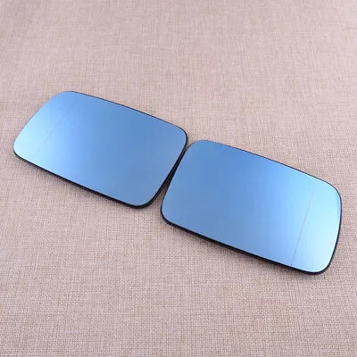 Pair Mirror Glass Heated With Backing Plate Fits For BMW E38 95-01 E39 2000-2003 • $25.14