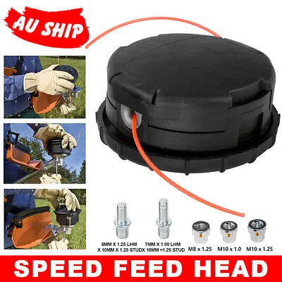 450 Speed Feed Trimmer Head Bump Fast Load Line Large For Whipper Snipper 4.5  • $21.85