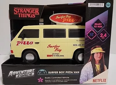 Netflix STRANGER THINGS Surfer Boy Pizza Van VW Volkswagen Vanagon Bus RC NIB • $24.99