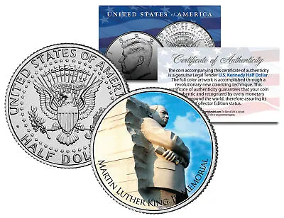 MARTIN LUTHER KING JR. MEMORIAL ** Washington D.C. ** JFK Half Dollar U.S. Coin • $8.95