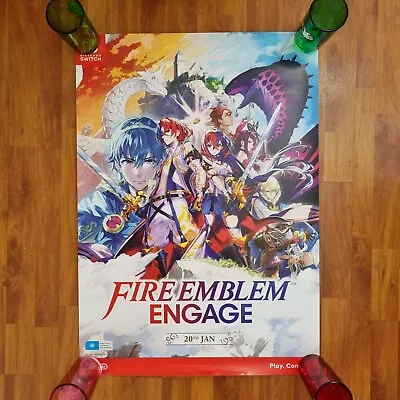 Fire Emblem Engage - Nintendo Switch Official Promo Poster (80cm X 60cm) • $40