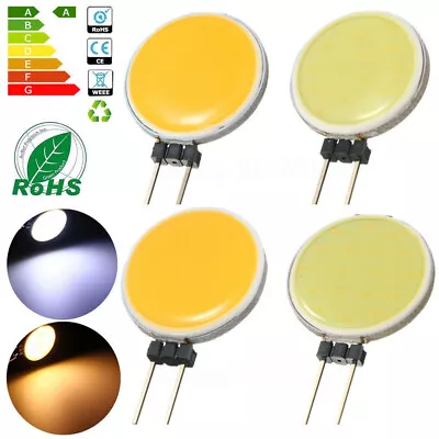 G4 LED Chip COB Light 5W 10W 15W 20W DC 12V Headlight Round Lamp Cool/Warm White • $5.13