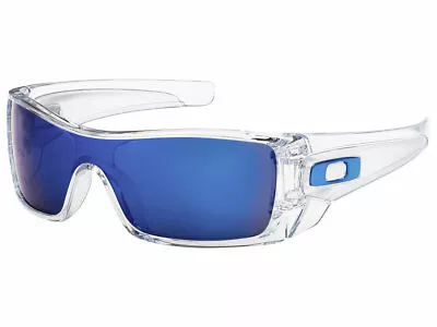 Oakley Batwolf Sunglasses OO9101-07 Polished Clear/Ice Iridium • $159.99