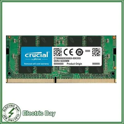 Crucial 8GB 16GB SODIMM DIMM RAM DDR4 2400MHz 2666MHz 3200MHz Memory Stick • $45