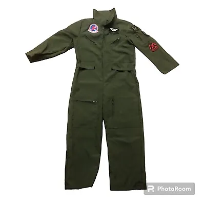 Top Gun Maverick Kids Flight Suit Halloween Costume Medium(8-10) • $18.99