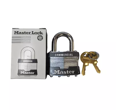 2-PACK Master Lock Commercial Padlock Keyed Alike Heavy Duty 1KA • $19.99