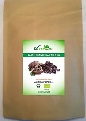 Raw Organic Cacao Nibs 100g • £4.08