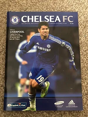 Chelsea V Liverpool Capital One Cup Sf 2014-15 • £3.50