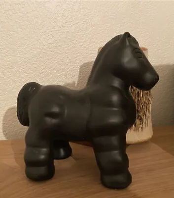 $50 • Buy Ceramic Statue Fernando Botero   Chubby Horse   Figurine Sculpture Reproduction