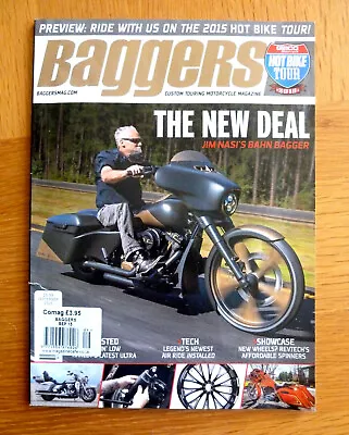 Baggers Custom Motorcycle Magazine September 2015 - US Magaazine • $12.95